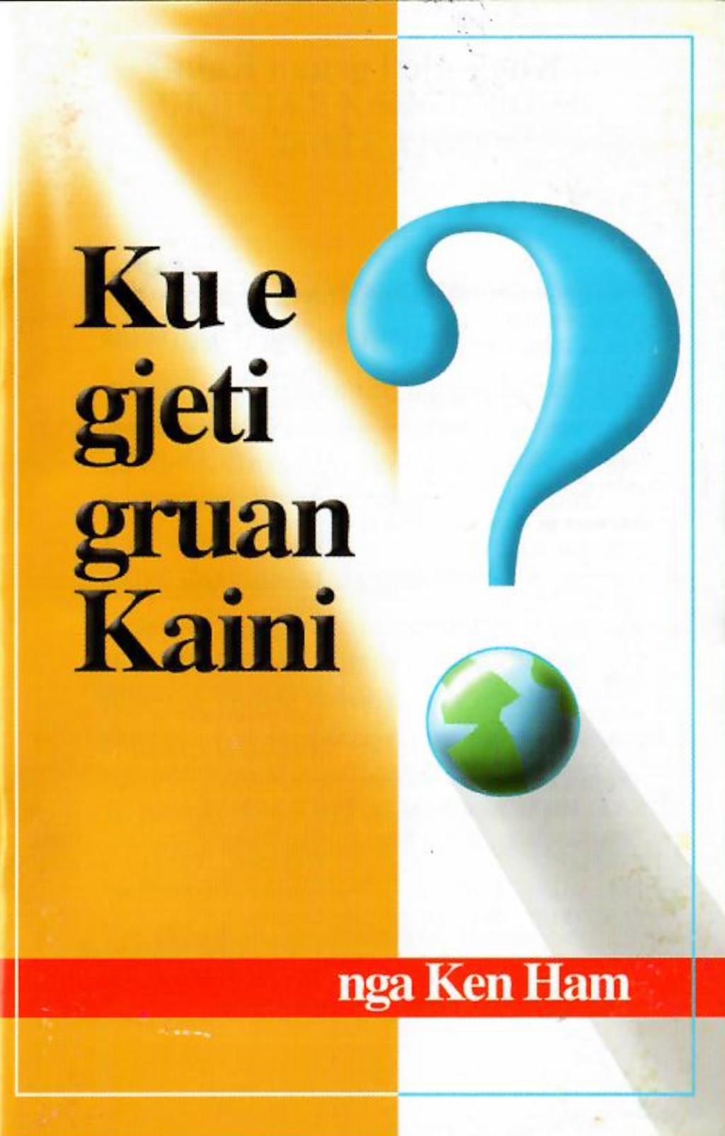 1082223 Woher bekam Kain seine Frau?, Evangelistisches Heft, Albanisch
