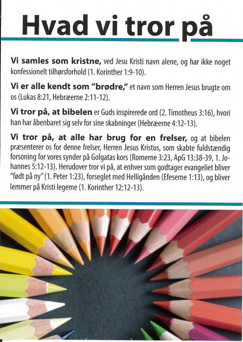 Traktat Dänisch, Woran wir glauben