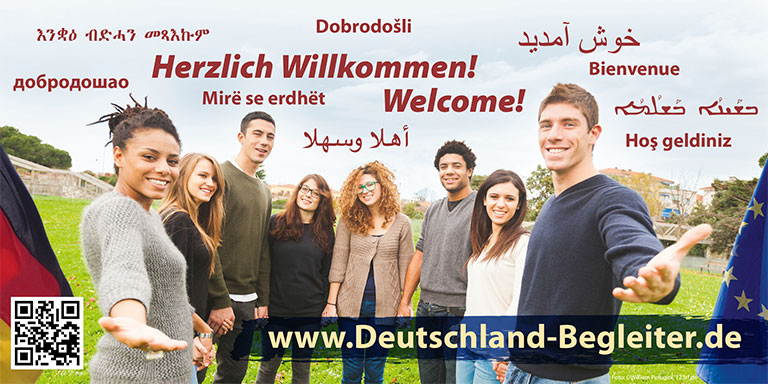 Willkommenskarte Deutschland-Begleiter.de, 10er-Pack