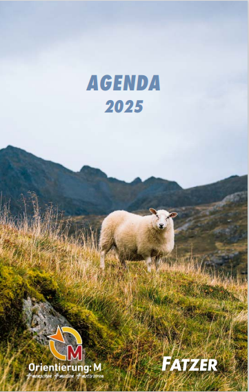 Agenda Terminkalender 2025 viersprachig