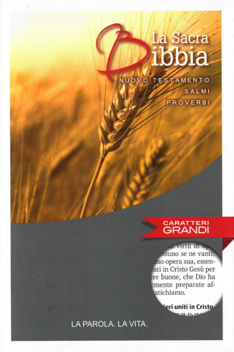 3840560zBdtiwipbLAwB Neues Testament mit Psalmen und Sprüchen, Großdruck, Italienisch (NR06)
