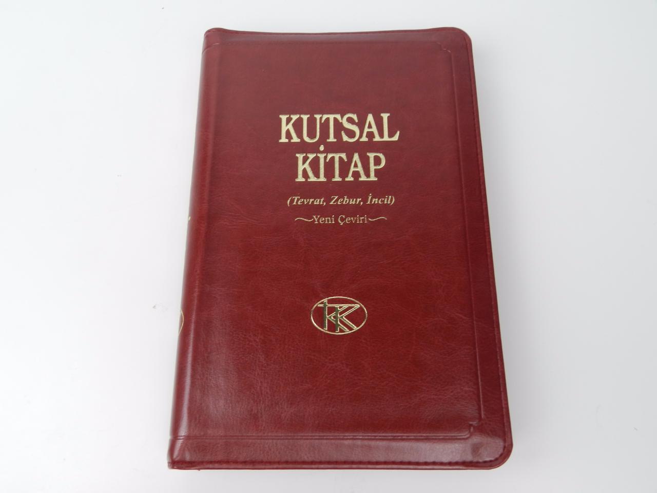 8680121 Bibel mit Reißverschluss Türkisch, Altes und Neues Testament, kleine Ausgabe