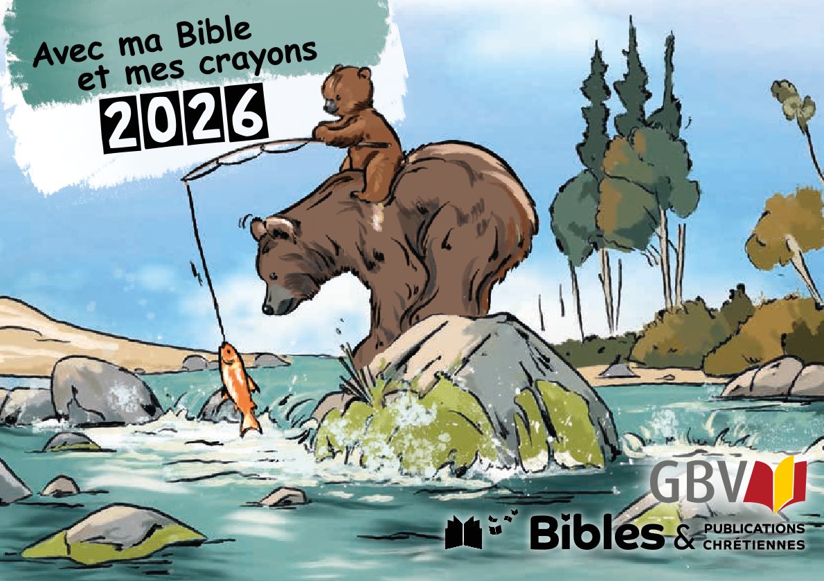 Mit Stift und Bibel 2026 Französisch, Kinderkalender