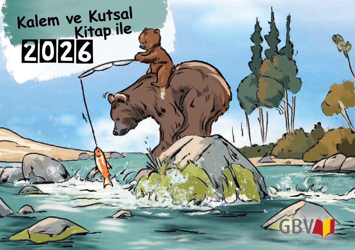 Mit Stift und Bibel 2026 Türkisch, Kinderkalender Mit Stift und Bibel 2026 Türkisch, Kinderkalender