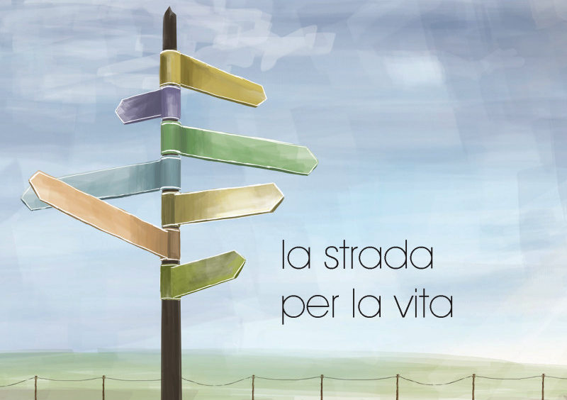 3842230 Der Weg zum Leben, Italienisch, evangelistisches Heft