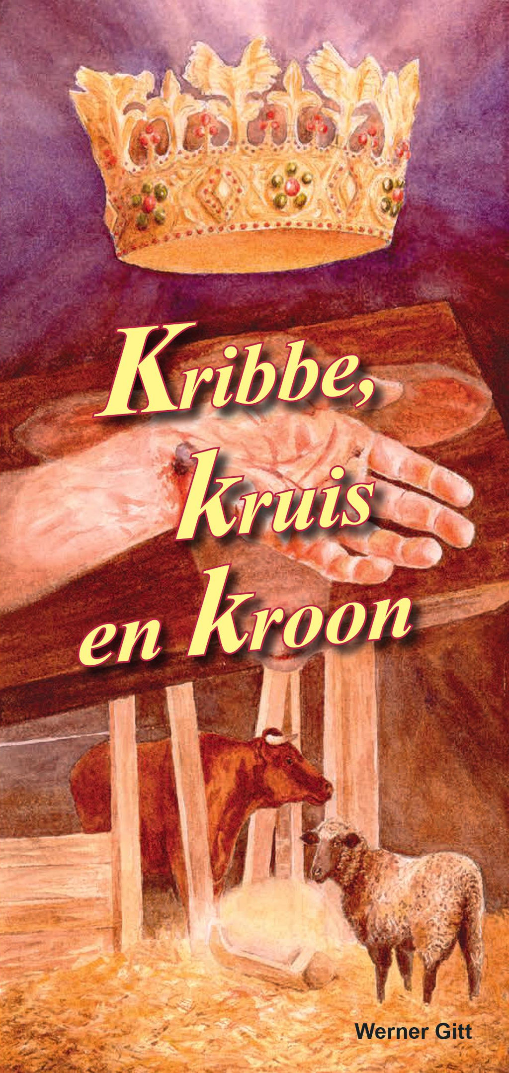 3602956jWrNZfQ5zXxY5 Weihnachtstraktat Niederländisch, Krippe, Kreuz und Krone