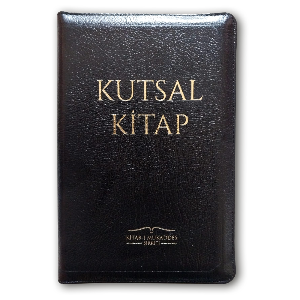 8680105 Bibel mit Reißverschluss Schwarz, Türkisch, Altes und Neues Testament