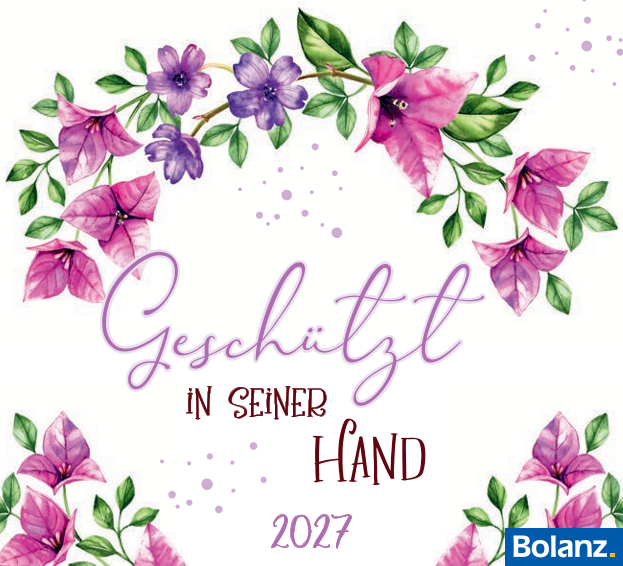 Geschützt in seiner Hand 2027 - Deutsch, Mini-Kalender