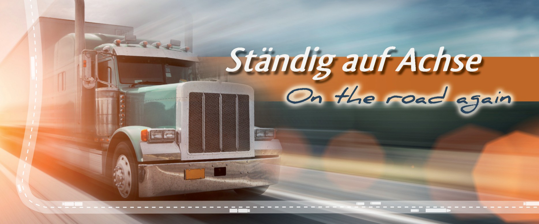 Flyer Ständig auf Achse, Deutsch Flyer Ständig auf Achse, Deutsch