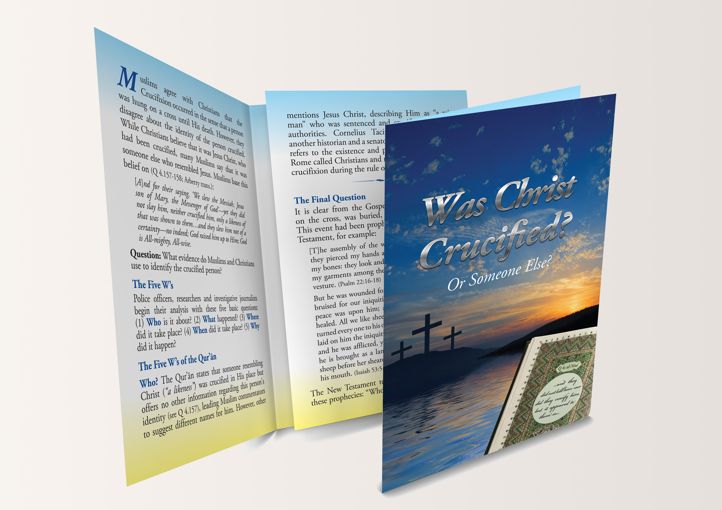 Traktat Englisch, Wurde Christus oder jemand anderes gekreuzigt?