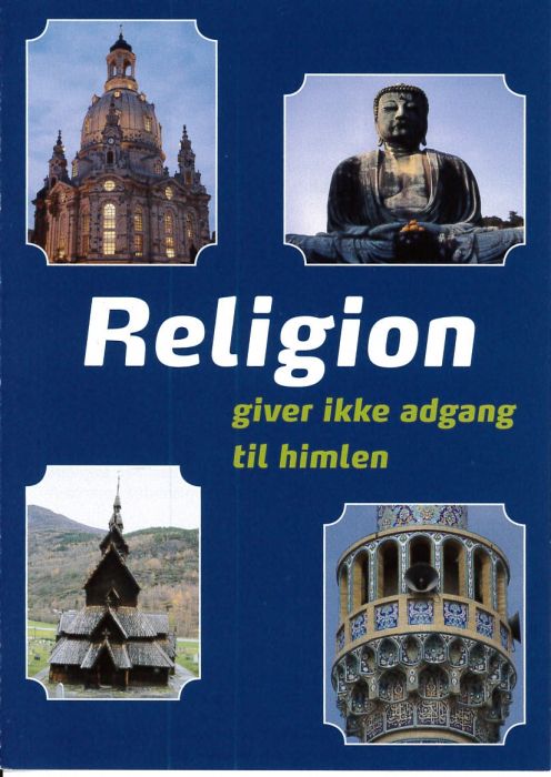 Traktat Dänisch, Religion verschafft keinen Zugang zum Himmel Traktat Dänisch, Religion verschafft keinen Zugang zum Himmel