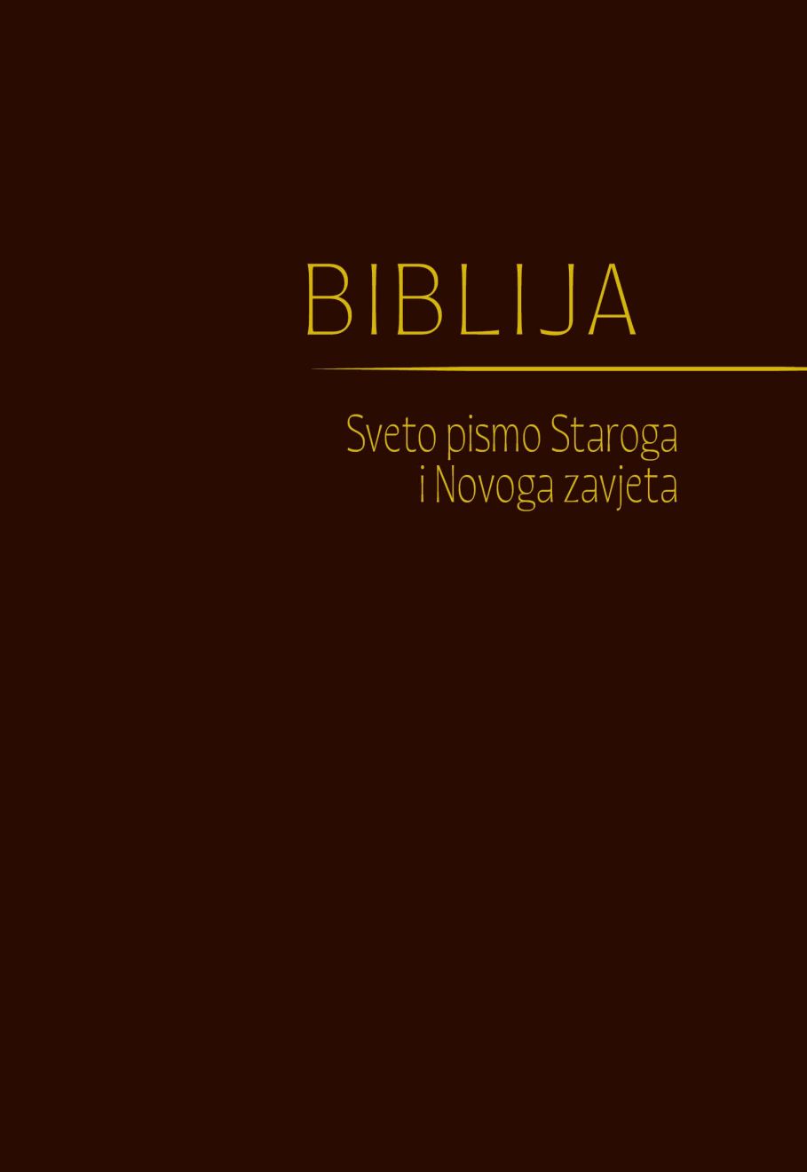 Bibel Kroatisch, Altes und Neues Testament