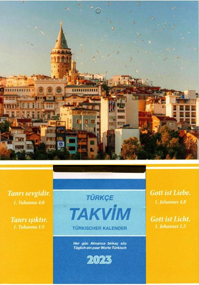 Tagesabreißkalender 2023 Türkisch