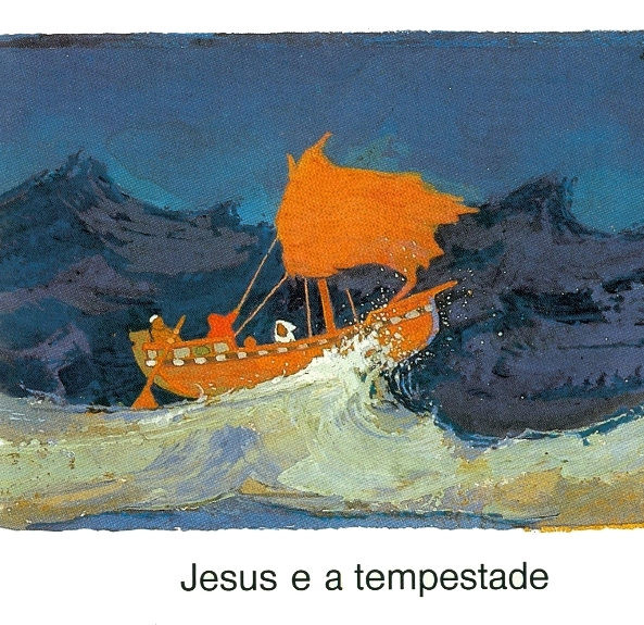 Kees de Kort, Jesus und der Sturm, Kinderheft Portugiesisch