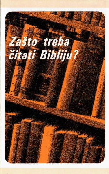 Warum sollte ich die Bibel lesen? Kroatisch, Traktat