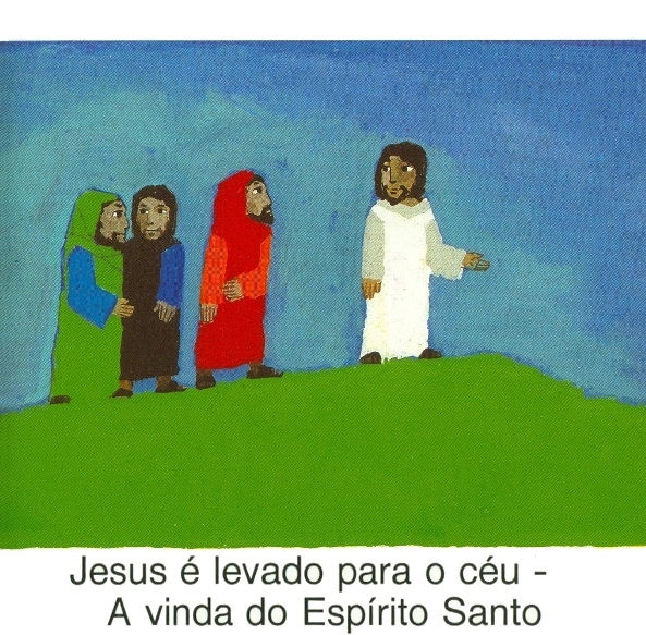 Kees de Kort, Himmelfahrt und Pfingsten, Kinderheft Portugiesisch
