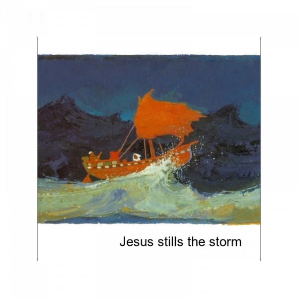 Kees de Kort, Jesus und der Sturm, Kinderheft Englisch