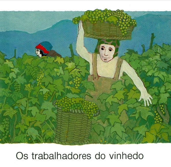 Kees de Kort, Die Arbeiter im Weinberg, Kinderheft Portugiesisch