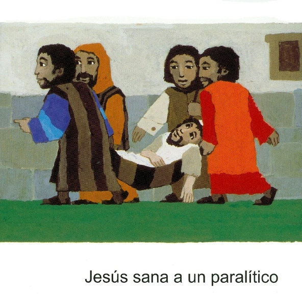 Kees de Kort, Jesus und der Gelähmte, Kinderheft Spanisch