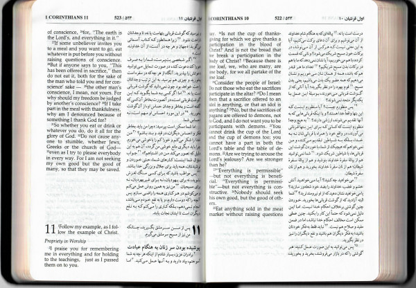 Neues Testament Persisch-Englisch, Lederausgabe
