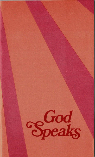 Gott spricht, Englisch, evangelistisches Heft